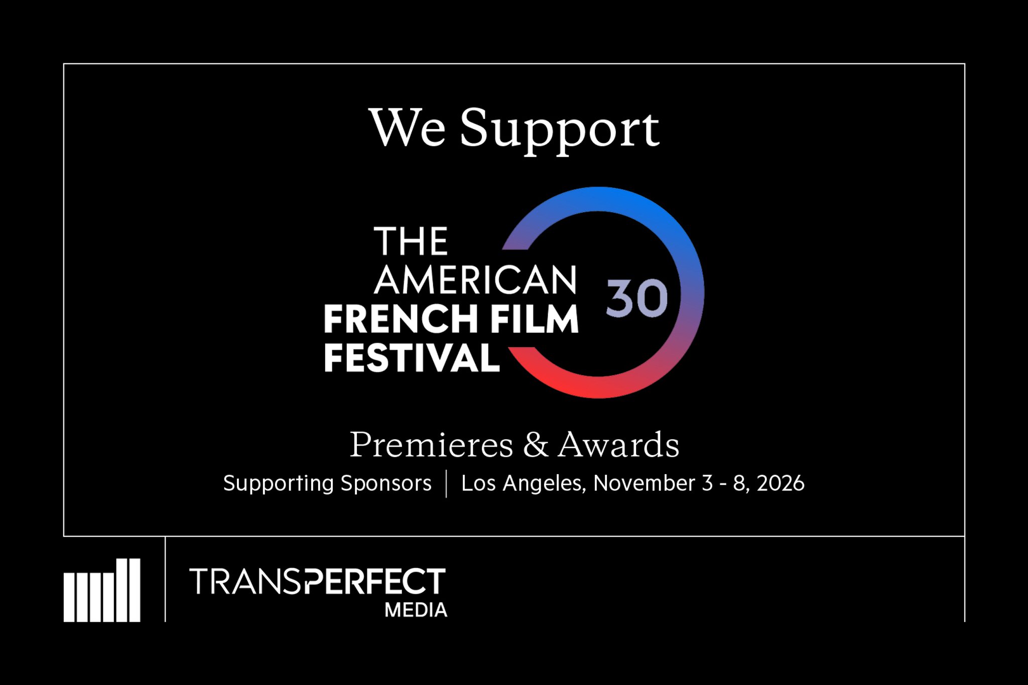 The Mill and TransPerfect Media power The American French Film Festival 2026