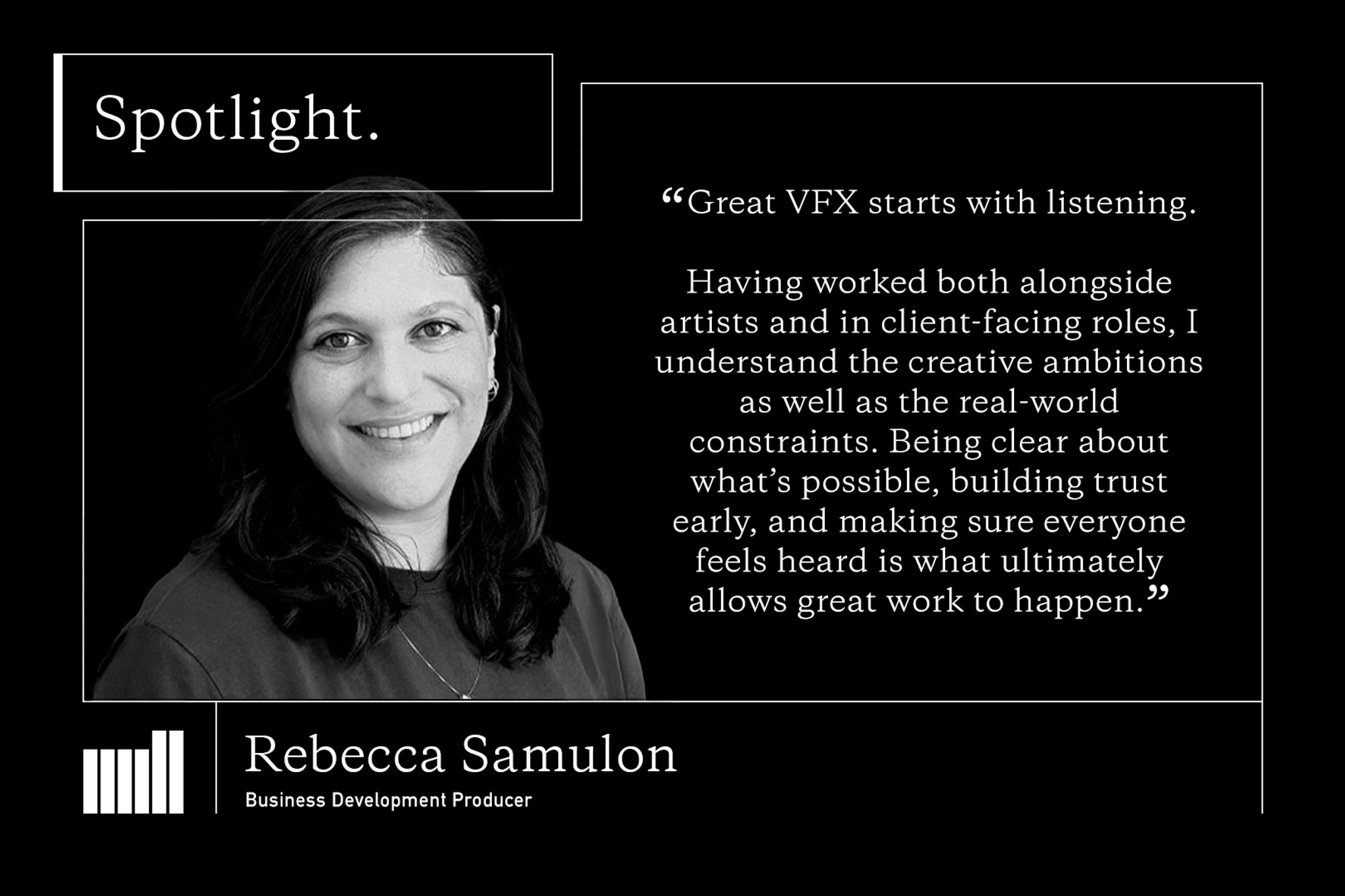 Spotlight on Rebecca Samulon, The Mill Business Development Producer