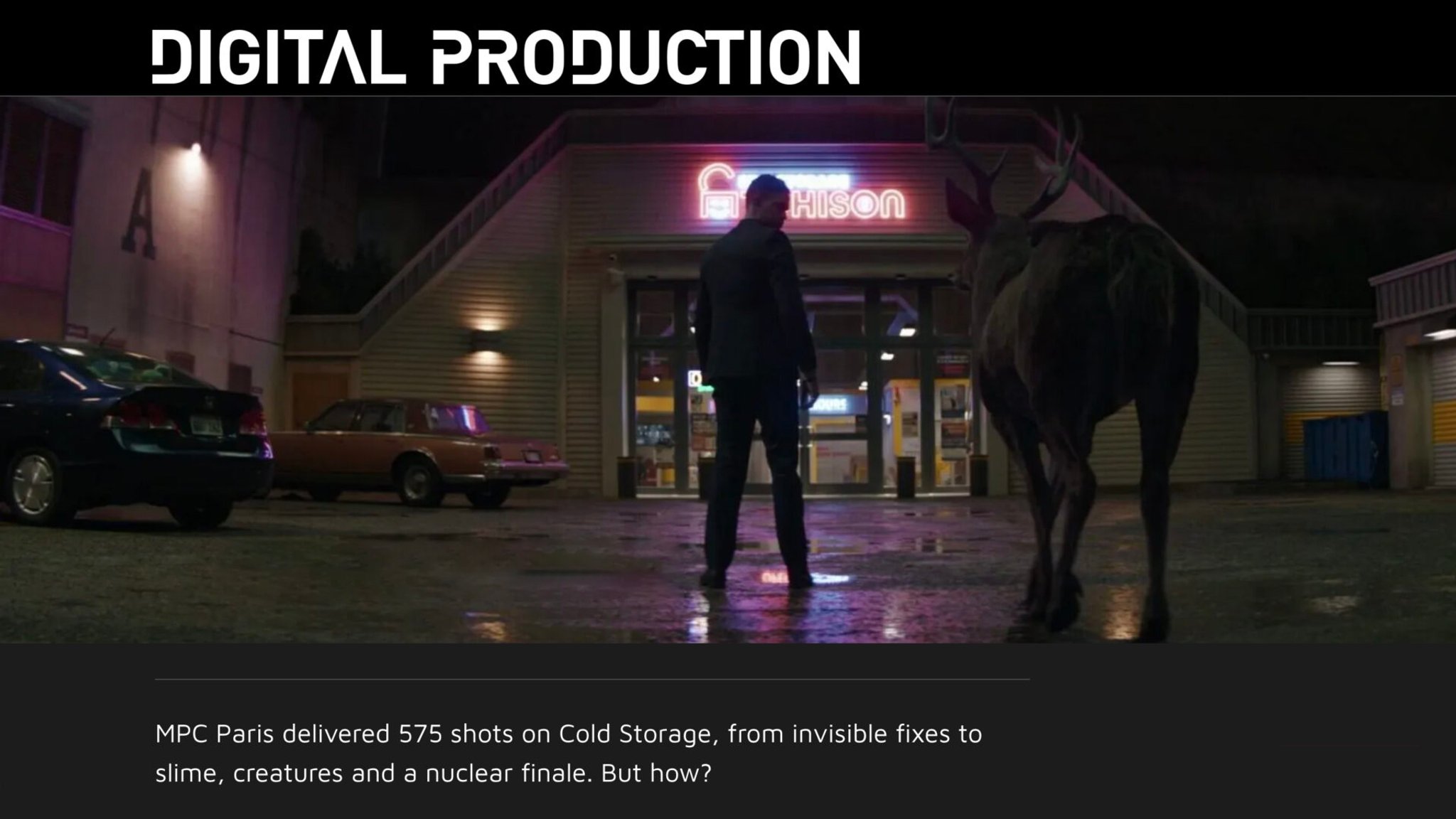 Digital Production | Cold Storage VFX